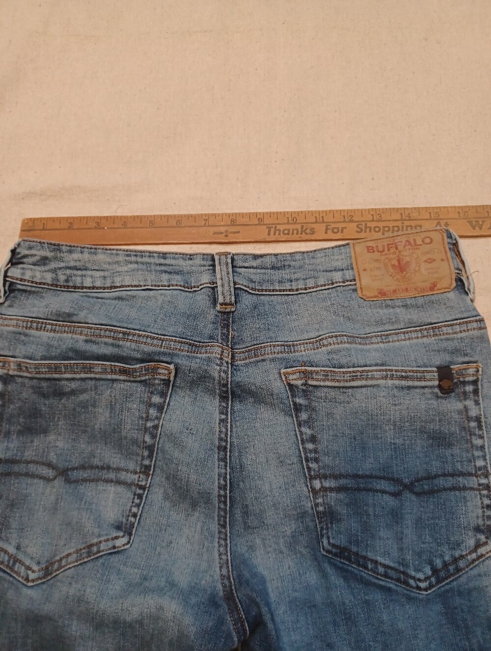 Buffalo David Bitton Slim/Ash Jeans Men's Size Waist 31 X Length 30 - Picture 8 of 11